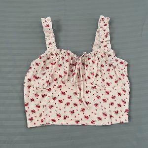 Floral Bustier Tank Top